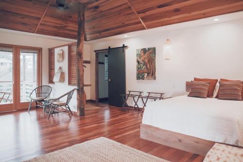 Ένα ή περισσότερα κρεβάτια σε δωμάτιο στο Loi B&B