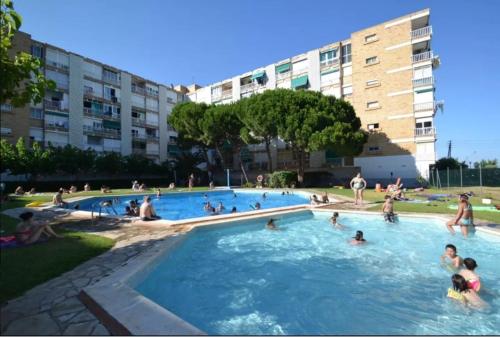 Πισίνα στο ή κοντά στο LG Cosy Loft La Pineda