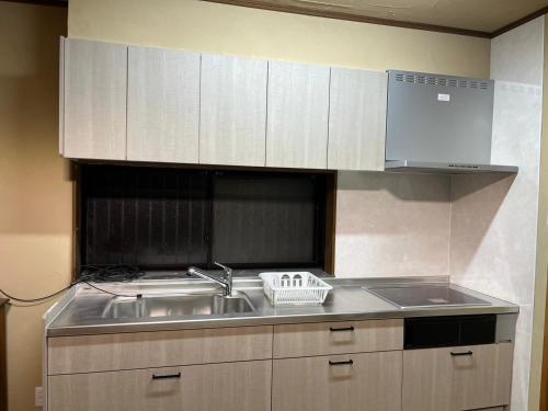 Kuchyň nebo kuchyňský kout v ubytování わんだふる千葉そらーレの里