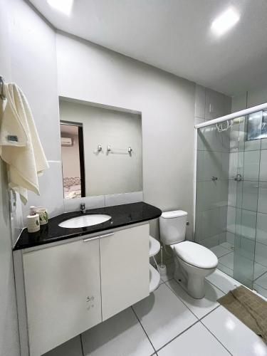 Ένα μπάνιο στο Chalé 801