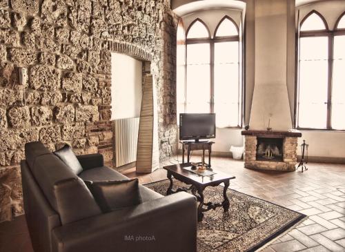 Posezení v ubytování Malfatti Palace Premier Studio