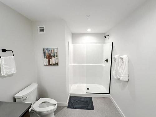 Koupelna v ubytování Sleepover Modern Lofts Newton IA