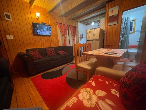 O zonă de relaxare la Cabaña Entrevientos