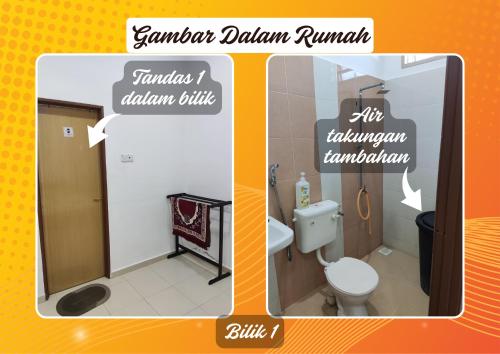 Koupelna v ubytování Nana Homestay