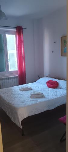 Ένα ή περισσότερα κρεβάτια σε δωμάτιο στο Il Mare a un passo da casa SAMY appartamento intero 6 posti letto 60 mt