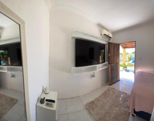 Μια τηλεόραση ή/και κέντρο ψυχαγωγίας στο Casa Amarela Caponga