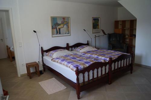 Postel nebo postele na pokoji v ubytování Ferienhaus In Weenzen Mit Großem Garten