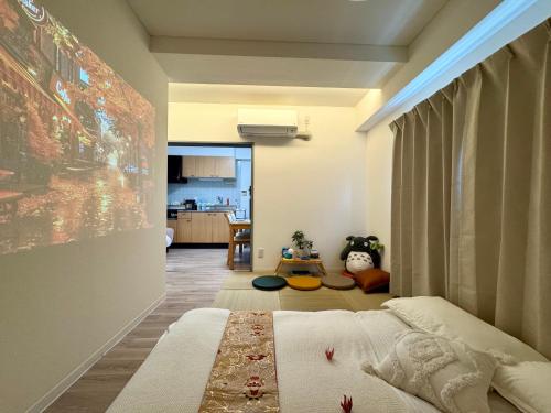 Motosakura 301, direct access to Narita and Haneda, 2 beds, 5 train lines, elevator, free bicycle rental, luxury double bed
