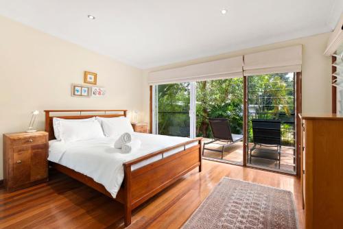 Voodi või voodid majutusasutuse Tomorrow Jervis Bay - Waterfront with Swimming Pool toas