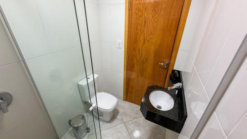 Koupelna v ubytování Oasis Urbano