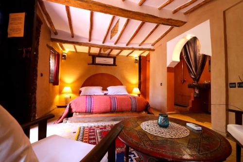 Llit o llits en una habitació de Ecolodge Bab El Oued Maroc Oasis