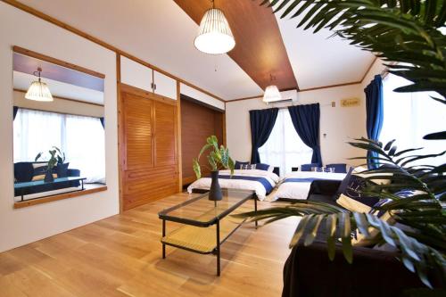 Χώρος καθιστικού στο 伊良波山荘 2