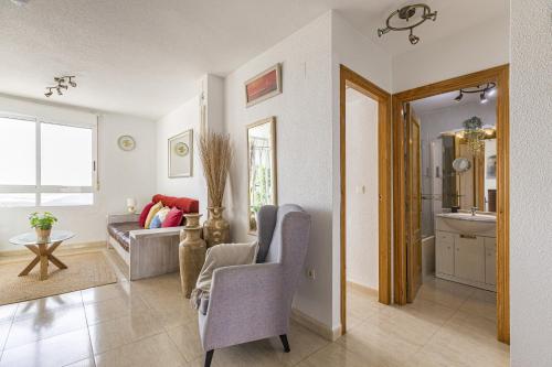 Koupelna v ubytování Casa Luna terraza mágica con vistas al mar