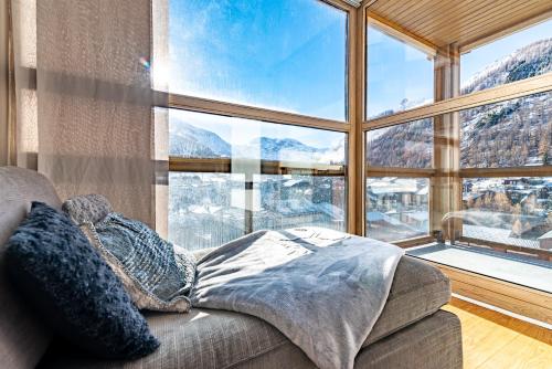 Exceptional view of Val d'Isère 7 guests
