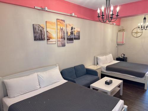 Χώρος καθιστικού στο 海沐輕旅 Sea Mu Kenting