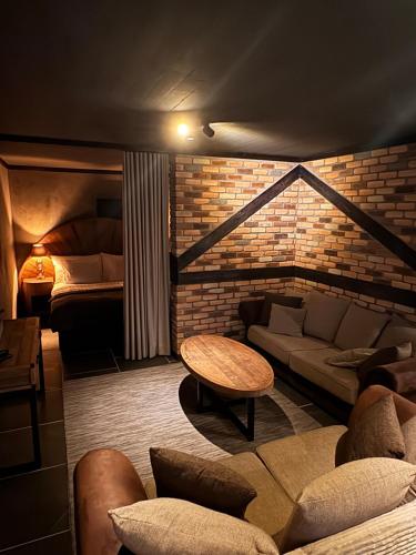 Χώρος καθιστικού στο Parkside studio