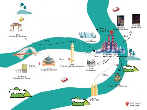 Φωτογραφία από το άλμπουμ του Ascott Raffles City Chongqing σε Chongqing