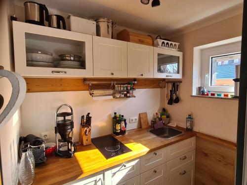 Kuchyň nebo kuchyňský kout v ubytování "Chalet Imberg", Oberstaufen-Steibis