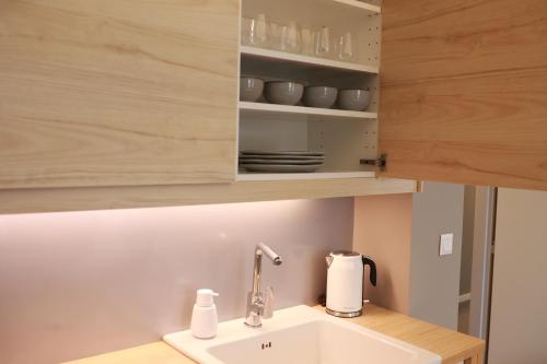 Η κουζίνα ή μικρή κουζίνα στο W28 Winterova