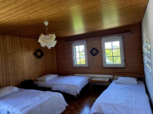 Postel nebo postele na pokoji v ubytování Gast Haus