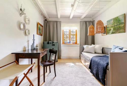 Postel nebo postele na pokoji v ubytování Alpine Boutique Chalet with Sauna near Salzburg