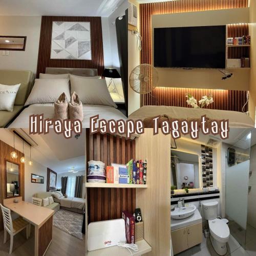 Una cocina o cocineta en Hiraya Escape Tagaytay