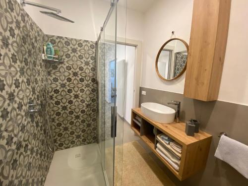 Koupelna v ubytování Un passo dal mare, AC, due bagni