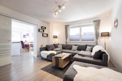 Posezení v ubytování Apart Dahoam