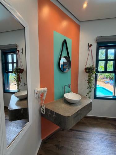 Ένα μπάνιο στο Pequeno Paraíso