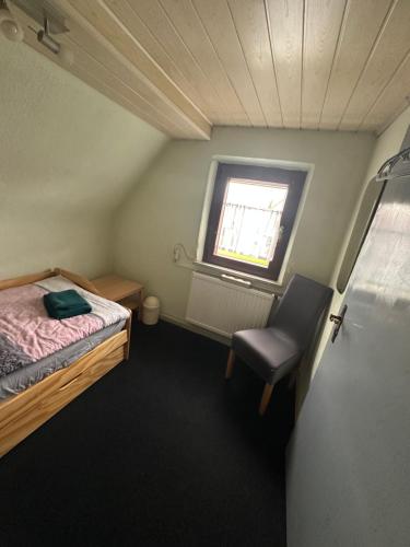 Ένα ή περισσότερα κρεβάτια σε δωμάτιο στο Corner Haus RM1