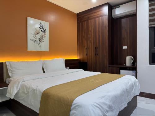 Voodi või voodid majutusasutuse Crowne Plaza Hotel toas