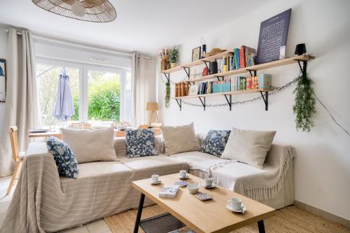 Charmante maison pour 6 avec jardin