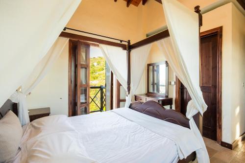 Postel nebo postele na pokoji v ubytování River View House