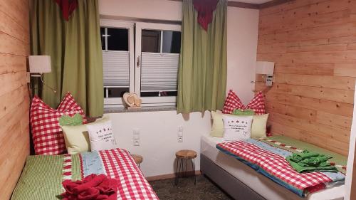 Posezení v ubytování Ferienwohung Zirbe