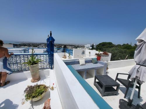 Sidi bou village amazing view