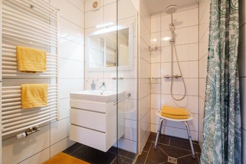 Vannituba majutusasutuses Ferienwohnung Martin Lehmann