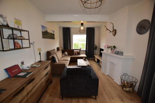 Posezení v ubytování The Holidayhouse