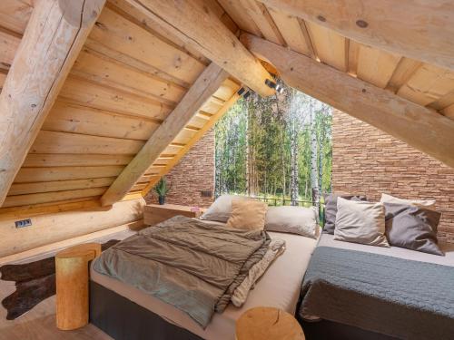 Χώρος καθιστικού στο Chalet KuŘíp by Interhome