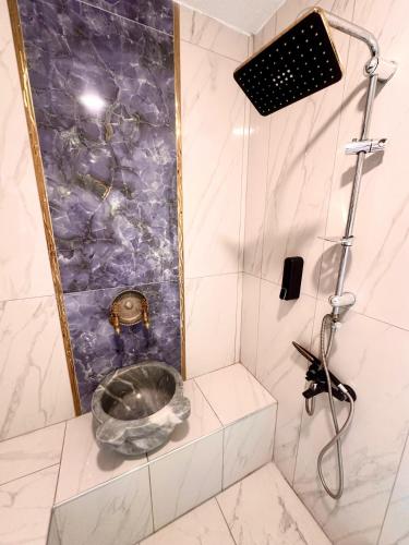 Koupelna v ubytování Bigados Bungalov