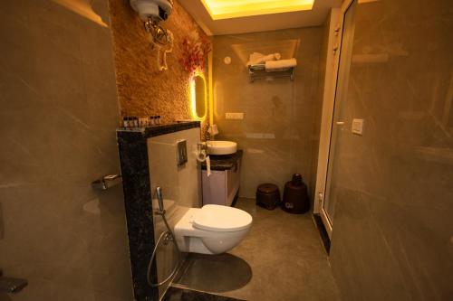 Koupelna v ubytování Floresta Farm & Resort