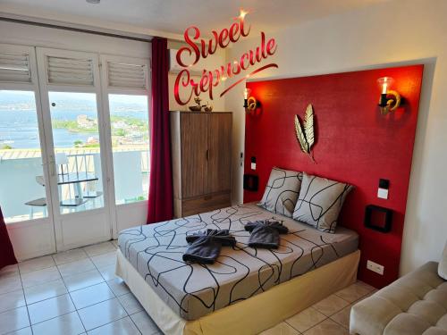 Sweet Crépuscule - Studio avec Vue Mer Imprenable & Piscine