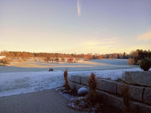 Το Ferienwohnung Waldlichtung τον χειμώνα