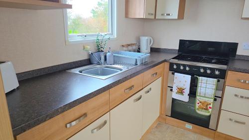 Η κουζίνα ή μικρή κουζίνα στο Ruby Atlas Monreith