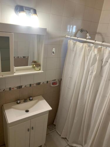 Koupelna v ubytování Casa Mirta Frente