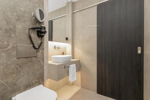 Koupelna v ubytování Konvin Hotel by Reykjavik Keflavik Airport