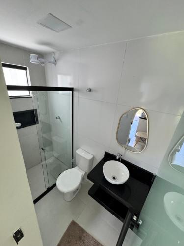 Ένα μπάνιο στο Studio Top no Residencial Porto Mar