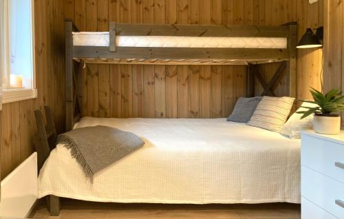 Ένα ή περισσότερα κρεβάτια σε δωμάτιο στο Apartment in Gol Skisenter