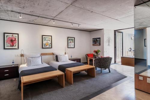 Χώρος καθιστικού στο Snooze in Hout Bay Self-Catering