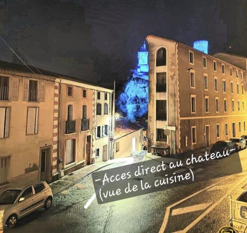 Appartement XXL 120m2 - 10 couchages - 3ch - centre Foix - 2 sdb-2 wc - Parking gratuit à 1 Minute