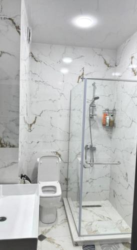 Koupelna v ubytování Sky Residences Condo